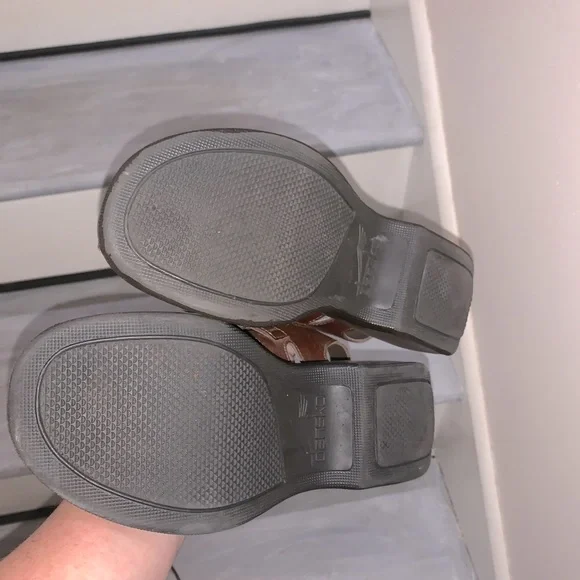 Dansko Brown Leather Sandals - Picture 6 of 11